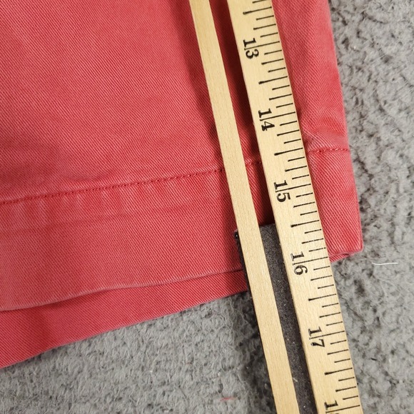 Ralph Lauren Shorts Womens Size 42 Red/Pink Casual Flat Front Chino Ladies - Picture 5 of 9